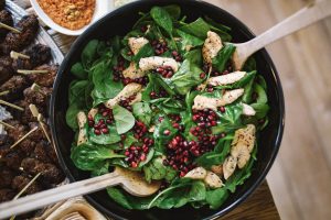 foodiesfeed.com_spinach-pomegranate-and-chicken-salad